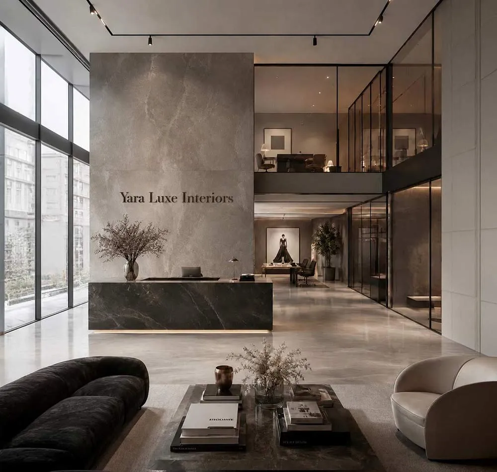 Retail interior with display joinery and refined lighting