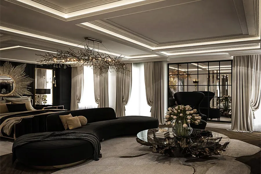 Interior fit-out with trades coordinating finishes
