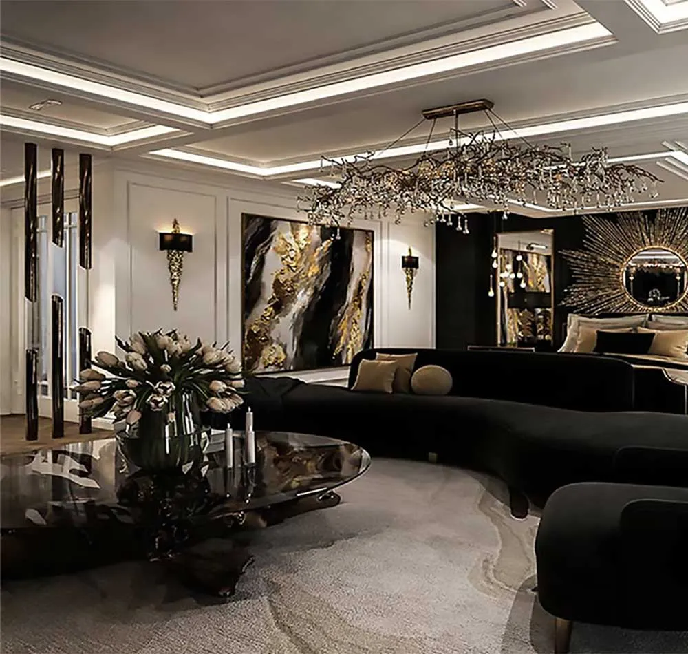Interior detailing during project supervision